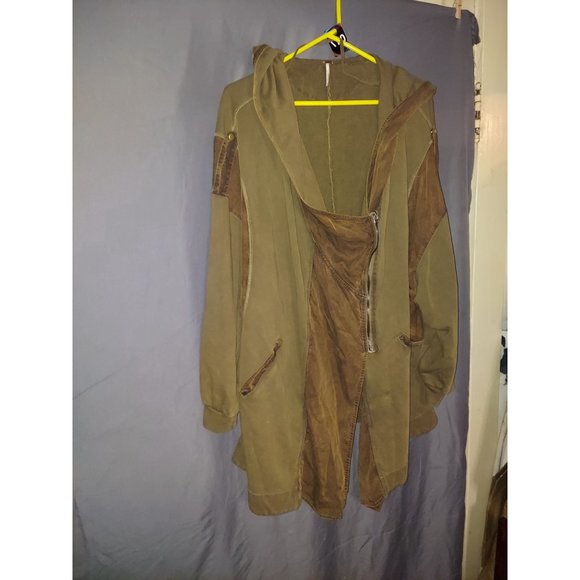 Free People Army (Olive) Green Color Size Large - Picture 1 of 4